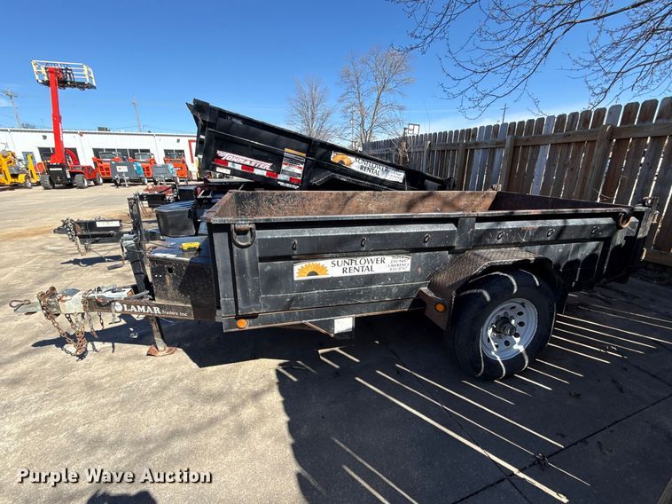 image for item DZ4411 2010 Lamar dump trailer