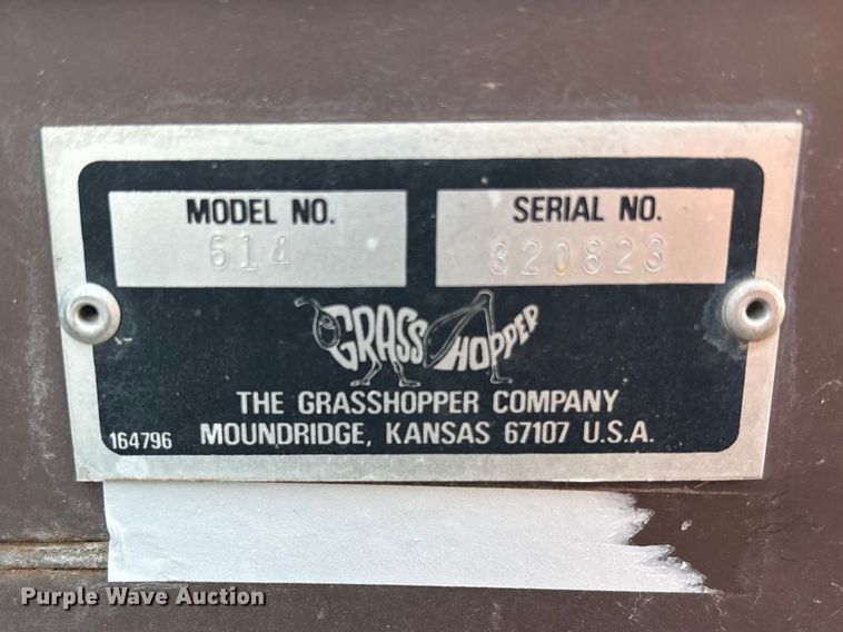 image for item EA4561 Grasshopper 614 ZTR lawn mower