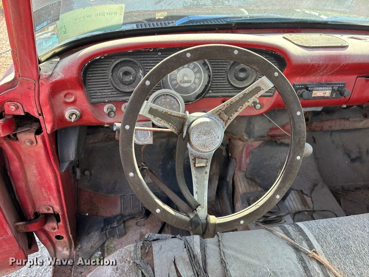 image for item EA4659 1965 Ford F100 pickup truck cab and chassis