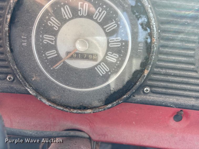 image for item EA4659 1965 Ford F100 pickup truck cab and chassis