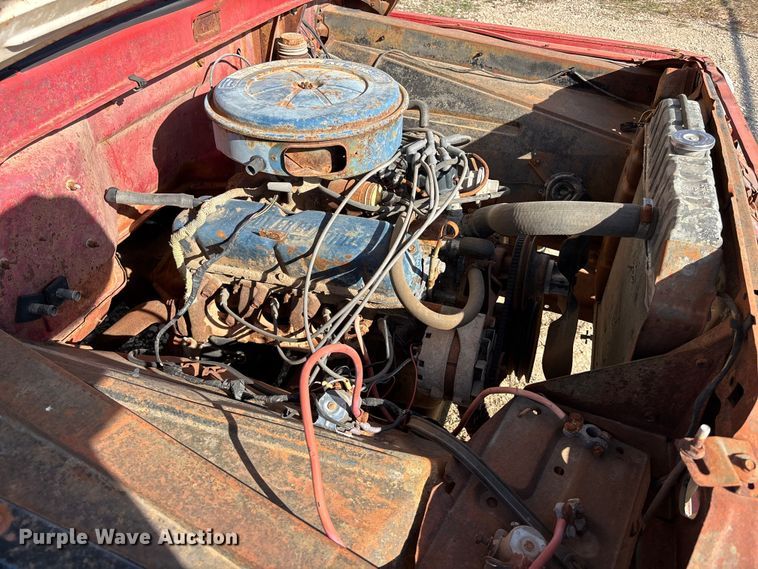 image for item EA4659 1965 Ford F100 pickup truck cab and chassis
