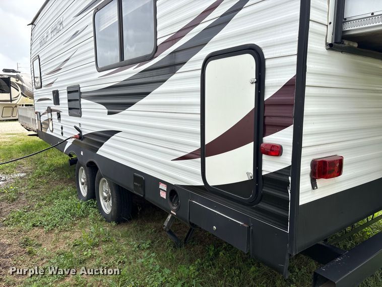 image for item EA7237 2014 Forest River Wolf Pack toy hauler camper