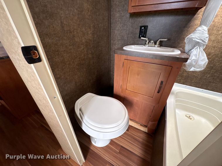 image for item EA7237 2014 Forest River Wolf Pack toy hauler camper