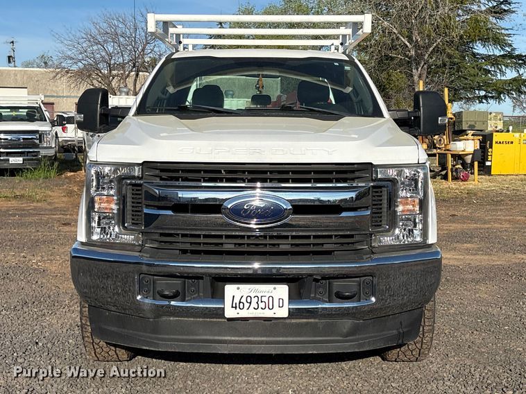 image for item EC8301 2019 Ford F250 Super Duty Ext. Cab utility bed pickup truck