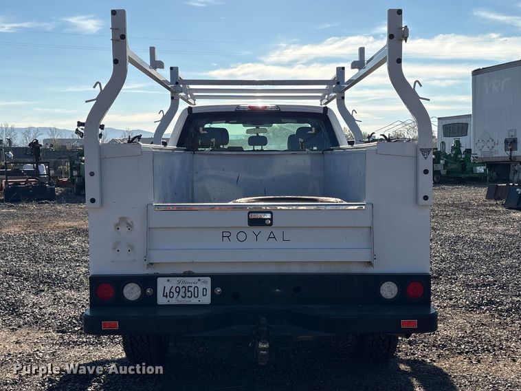 image for item EC8301 2019 Ford F250 Super Duty Ext. Cab utility bed pickup truck