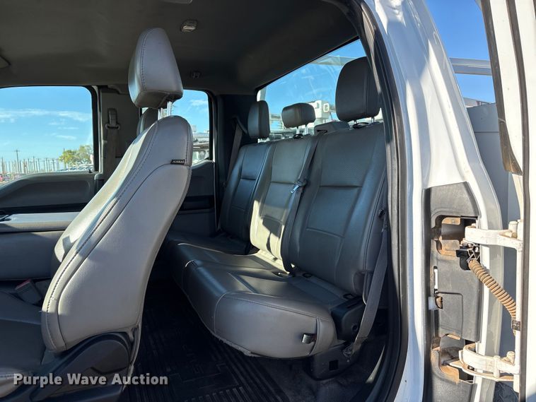 image for item EC8301 2019 Ford F250 Super Duty Ext. Cab utility bed pickup truck