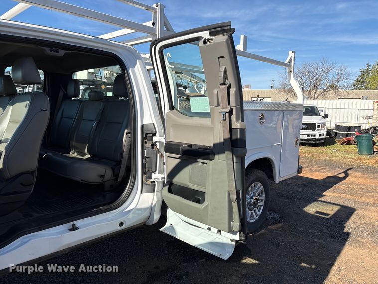 image for item EC8311 2019 Ford F250 Super Duty Ext. Cab utility bed pickup truck