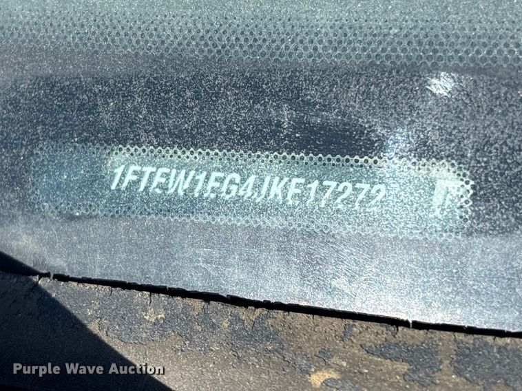 image for item EC8312 2018 Ford F150 Crew Cab pickup truck