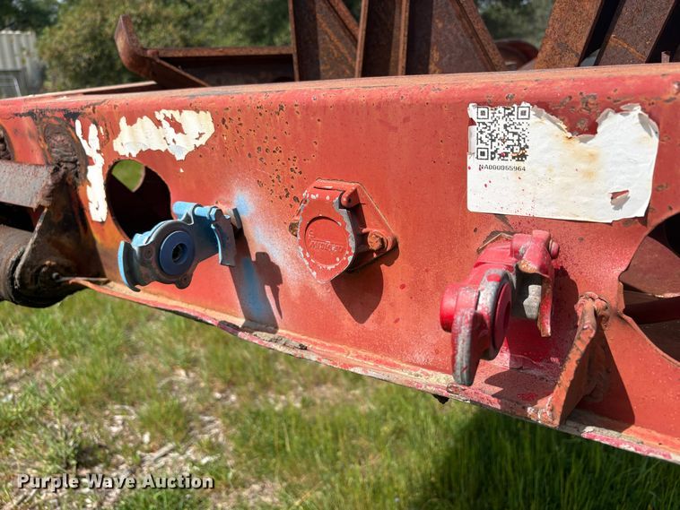 image for item EC8320 1977 Cozad lowboy equipment trailer