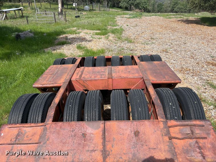 image for item EC8320 1977 Cozad lowboy equipment trailer