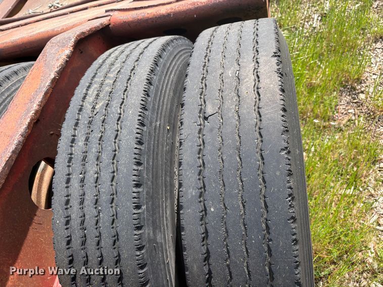 image for item EC8320 1977 Cozad lowboy equipment trailer