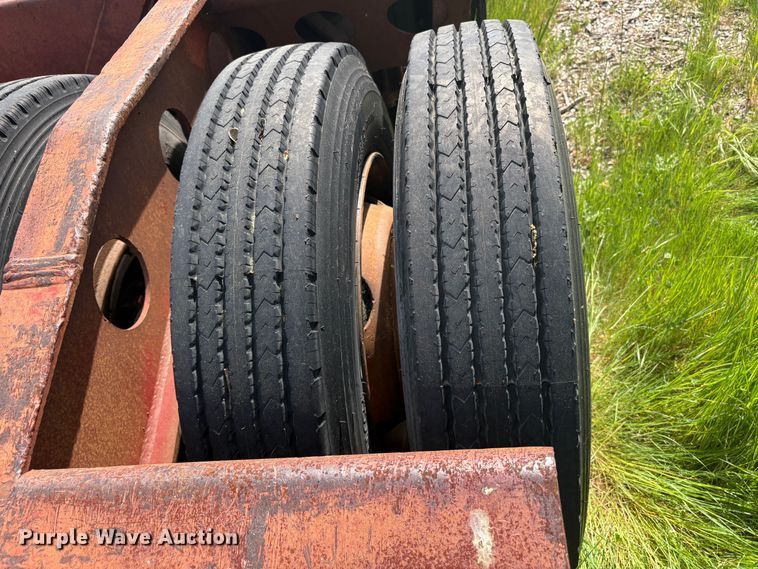 image for item EC8320 1977 Cozad lowboy equipment trailer