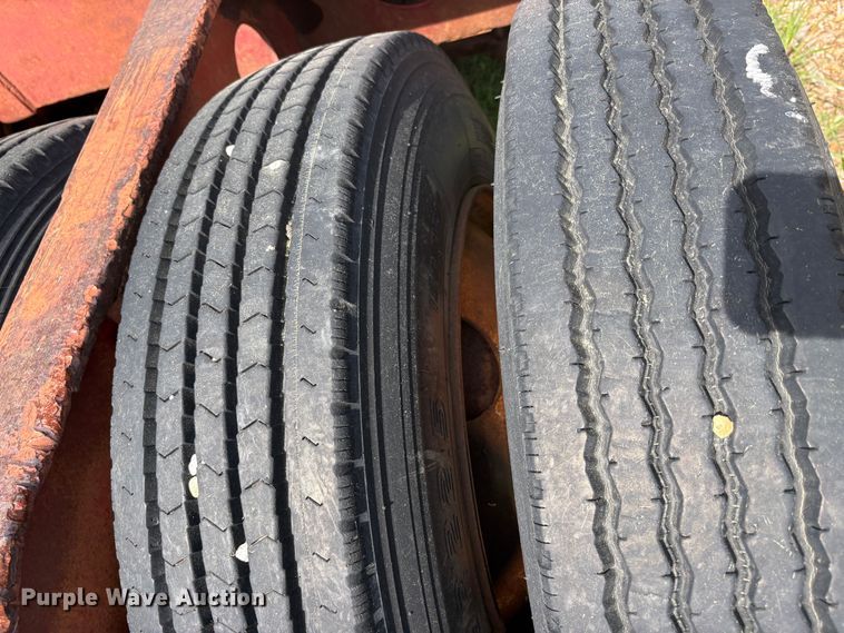 image for item EC8320 1977 Cozad lowboy equipment trailer