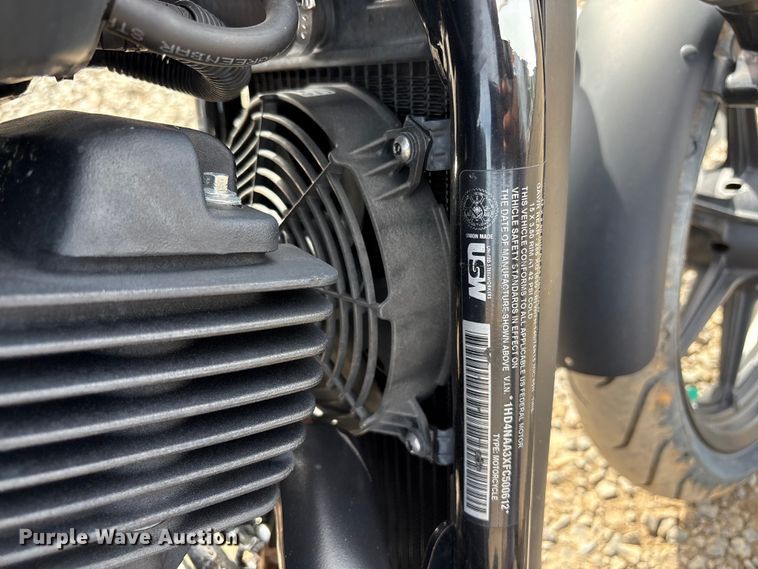 image for item EC8325 2015 Harley-Davidson Street 500 motorcycle