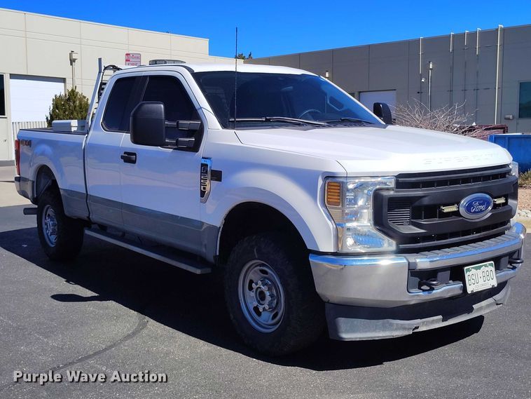 image for item EC8987 2021 Ford F250 Ext. Cab pickup truck