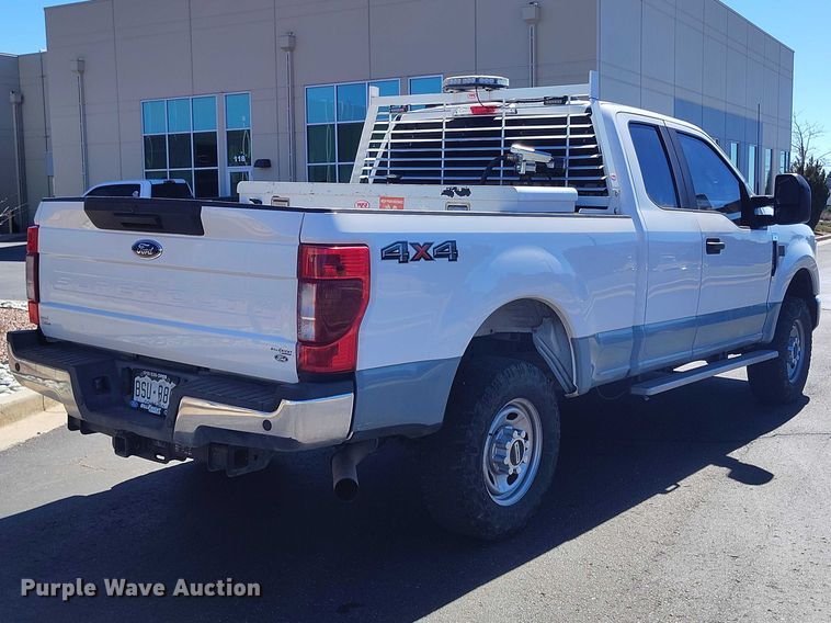 image for item EC8987 2021 Ford F250 Ext. Cab pickup truck