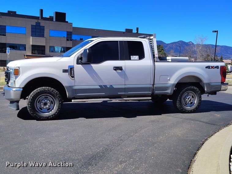 image for item EC8987 2021 Ford F250 Ext. Cab pickup truck
