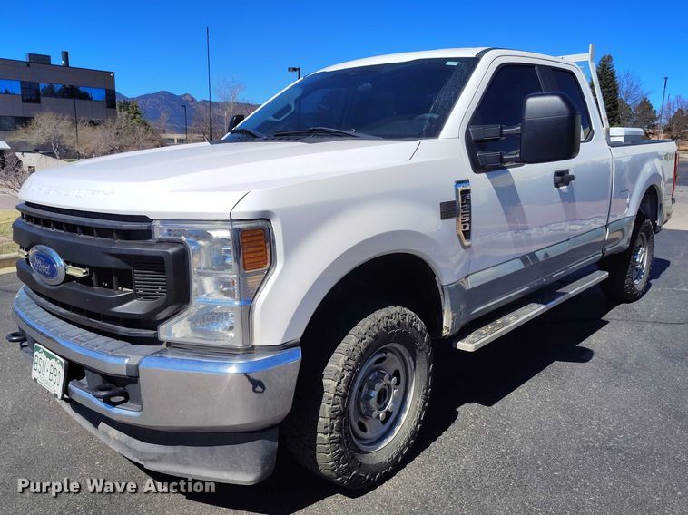 image for item EC8987 2021 Ford F250 Ext. Cab pickup truck