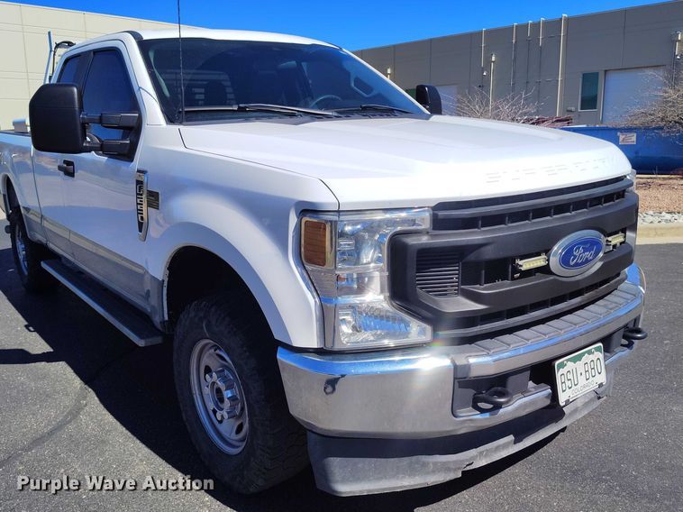 image for item EC8987 2021 Ford F250 Ext. Cab pickup truck