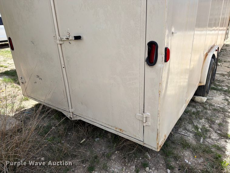 image for item ED5174 2013 W-W Trailer Mfg. enclosed cargo trailer