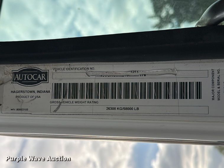 image for item ED5191 2005 Autocar Xpeditor refuse truck