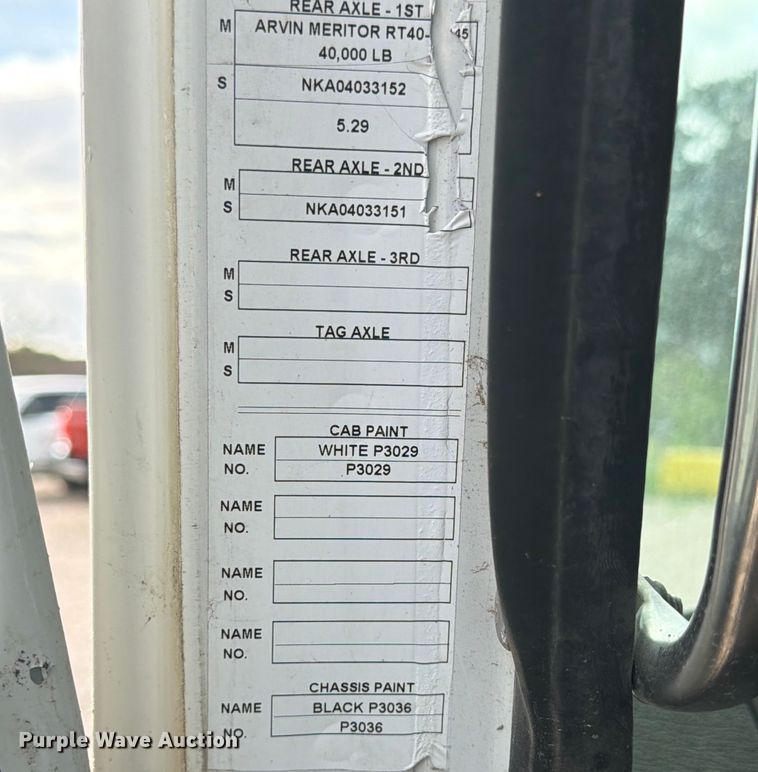 image for item ED5191 2005 Autocar Xpeditor refuse truck