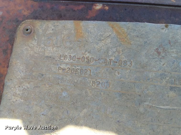 image for item EE5240 1972 Yale L83C-050-SAT-083 forklift