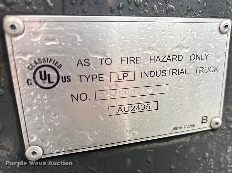 image for item EF1023 2017 UniCarriers PF80YLP forklift