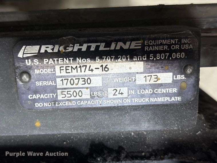 image for item EF1034 2017 UniCarriers PF50 forklift