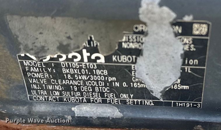 image for item EG2113 2013 Kubota RTV1100 utility vehicle