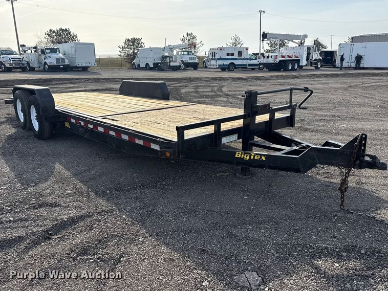 image for item EG2132 2014 Big Tex 14TL-22BK tilt deck utility trailer