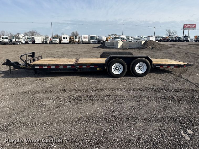image for item EG2132 2014 Big Tex 14TL-22BK tilt deck utility trailer