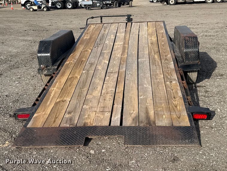 image for item EG2132 2014 Big Tex 14TL-22BK tilt deck utility trailer