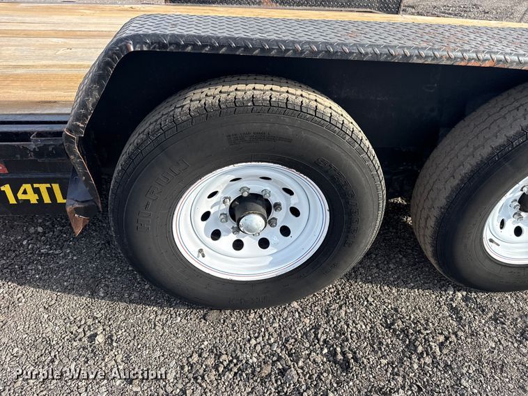 image for item EG2132 2014 Big Tex 14TL-22BK tilt deck utility trailer