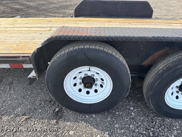 image for item EG2132 2014 Big Tex 14TL-22BK tilt deck utility trailer