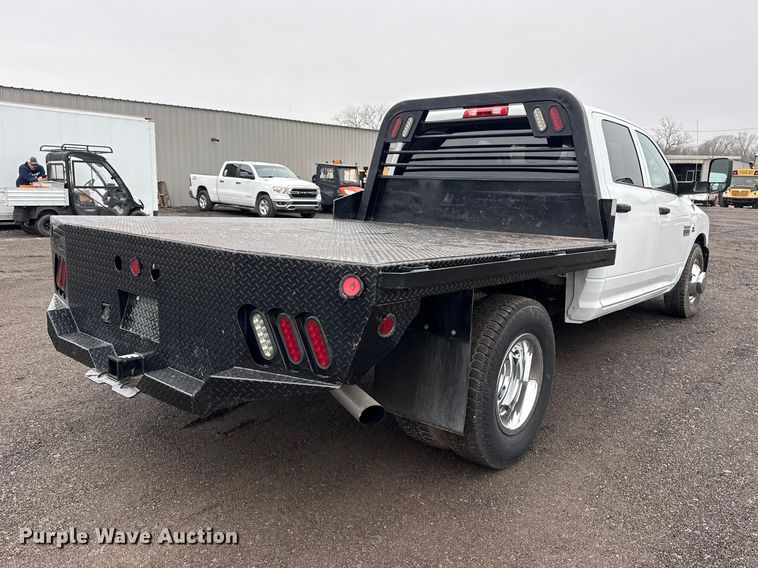image for item EG2164 2012 Dodge Ram 3500 Crew Cab flatbed pickup truck