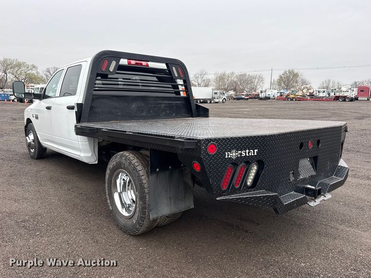 image for item EG2164 2012 Dodge Ram 3500 Crew Cab flatbed pickup truck