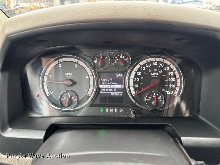 image for item EG2164 2012 Dodge Ram 3500 Crew Cab flatbed pickup truck