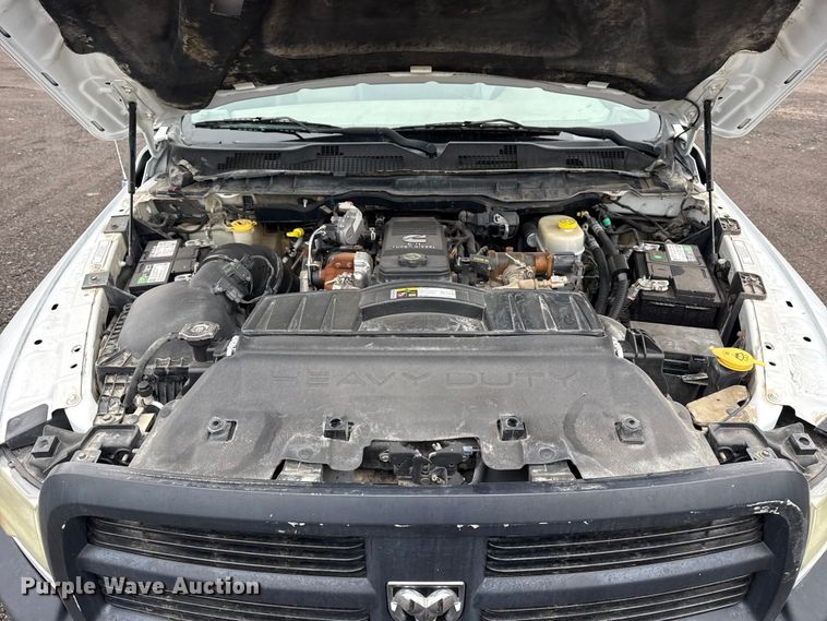 image for item EG2164 2012 Dodge Ram 3500 Crew Cab flatbed pickup truck