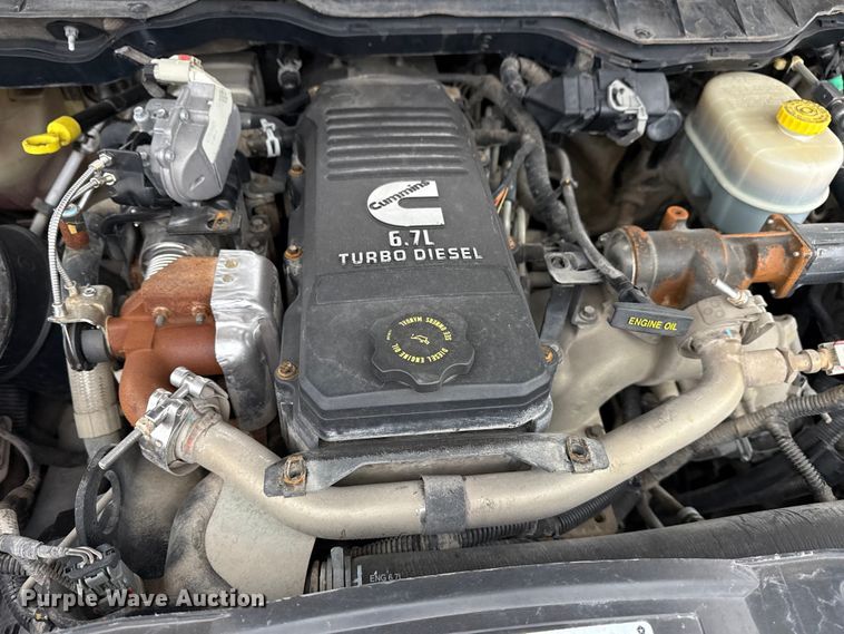 image for item EG2164 2012 Dodge Ram 3500 Crew Cab flatbed pickup truck