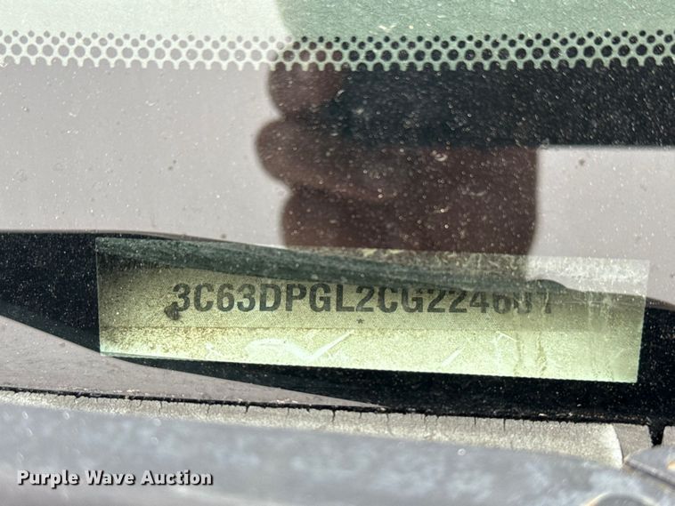 image for item EG2164 2012 Dodge Ram 3500 Crew Cab flatbed pickup truck