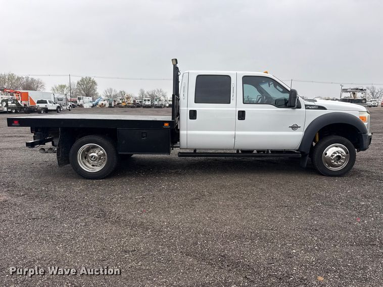 image for item EG8848 2015 Ford F450 Super Duty Crew Cab flatbed truck