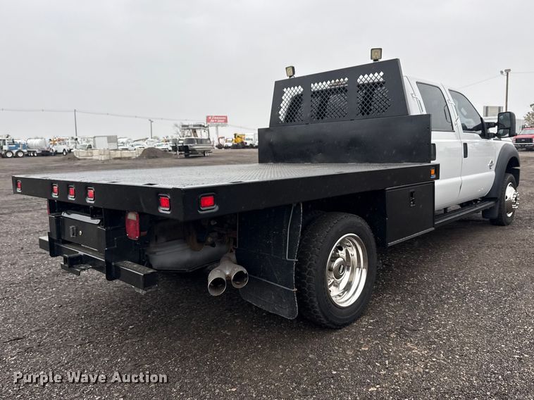 image for item EG8848 2015 Ford F450 Super Duty Crew Cab flatbed truck