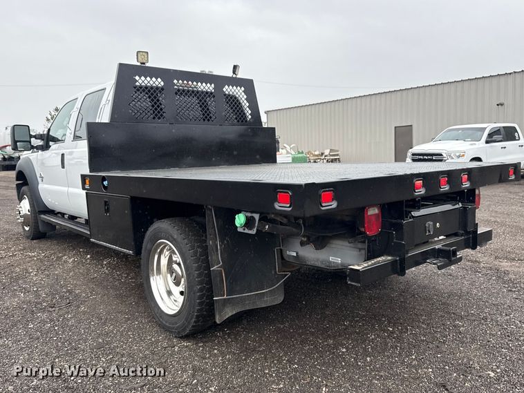 image for item EG8848 2015 Ford F450 Super Duty Crew Cab flatbed truck
