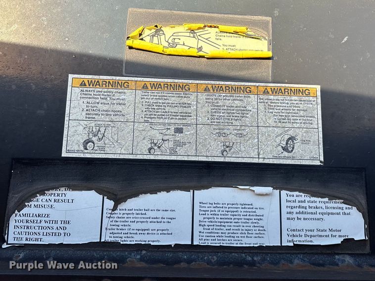 image for item EO4048 2013 Big Tex 22GN flatbed trailer