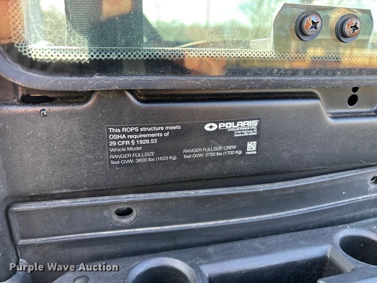 image for item EO4061 2021 Polaris XP1000 utility vehicle