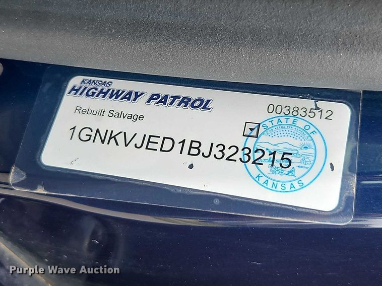 image for item EO7139 2011 Chevrolet Traverse SUV