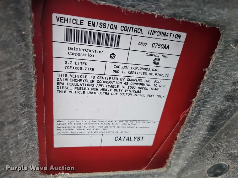 image for item EO7145 2007 Dodge Ram 2500 Ext. Cab pickup truck