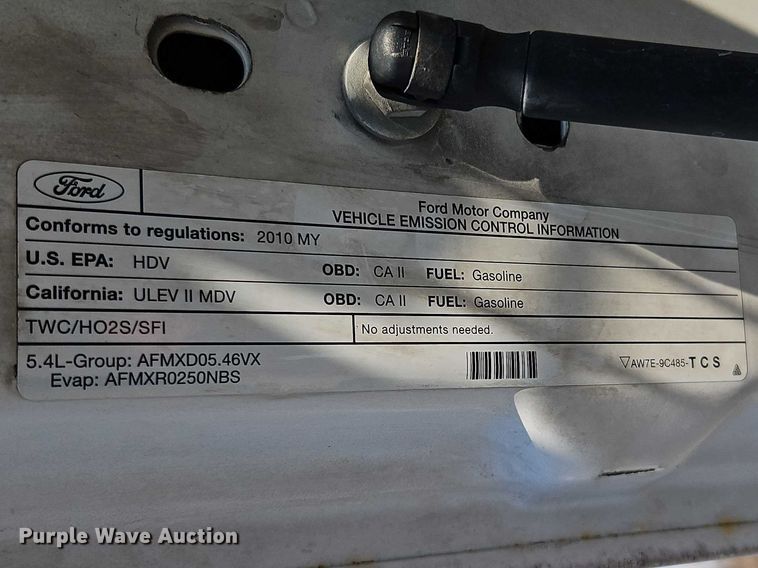 image for item EO7175 2010 Ford F250 Super Duty Ext. Cab pickup truck