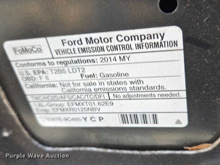 image for item ET1382 2014 Ford Escape SUV